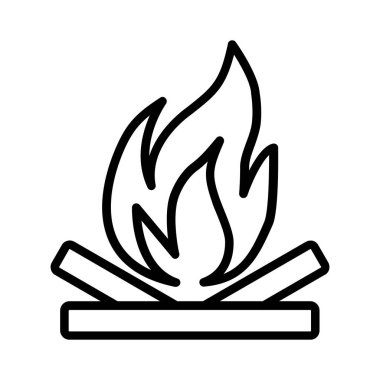 Bonfire Vector Icon Design