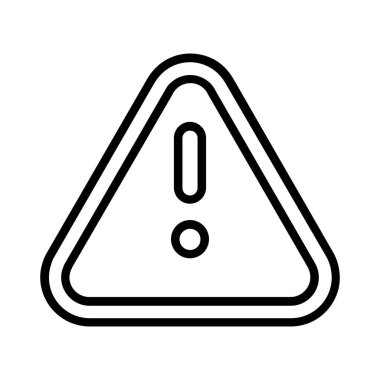 Tehlike işareti vektör simgesi tasarım