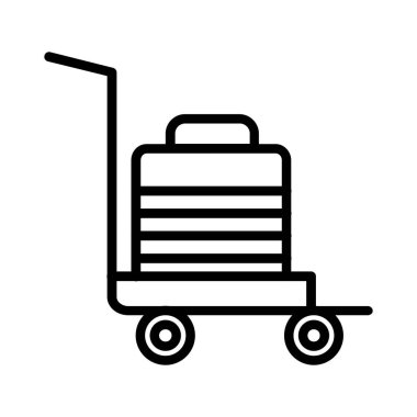 Luggage Vector Icon Design