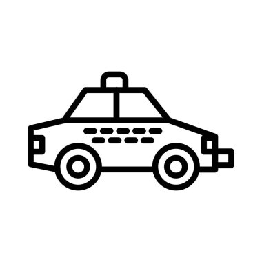 Taxi Vector Icon Design