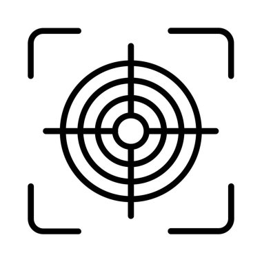 Hedef vektör simgesi tasarım
