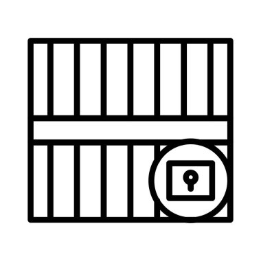 Jail Vector Icon Design