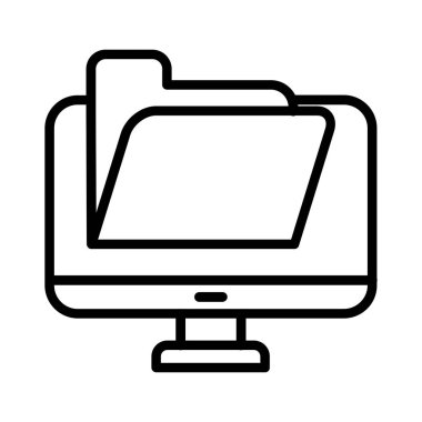 Klasör vektör simgesi tasarım