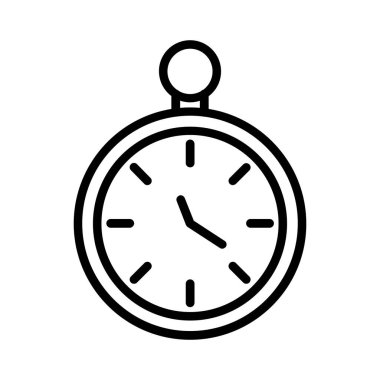 Pocket Watch Vector Icon Design