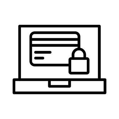 Kredi kartı vektör simgesi tasarımı