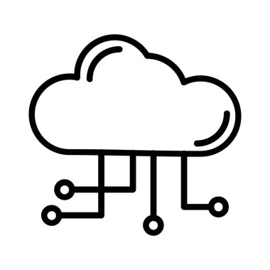 Cloud Computing Vector Icon Design