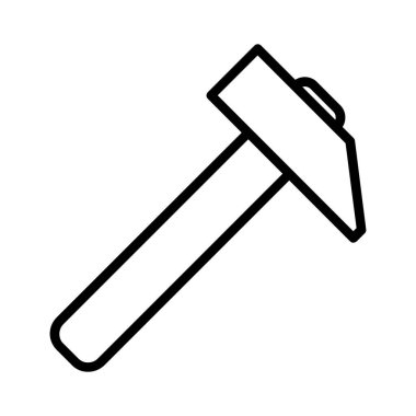 Vektör simgesi tasarım çekiç