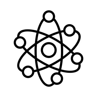 Atoms Vector Icon Design