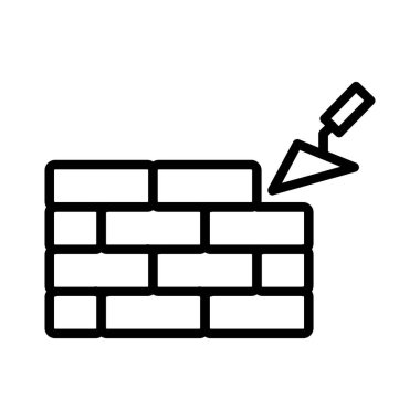 Brick Wall Vector Icon Design