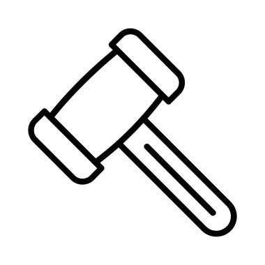 Vektör simgesi tasarım çekiç