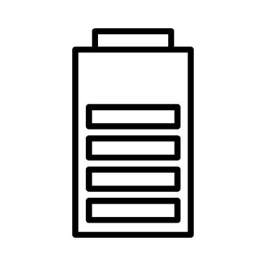 Pil vektör simgesi tasarım