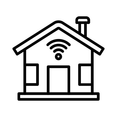 Smart Home Vector Icon Design
