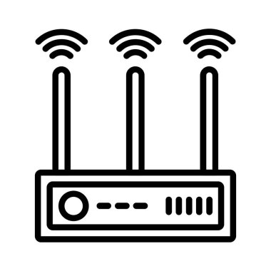 Router Vector Icon Design