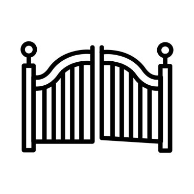 Gate Vector Icon Design