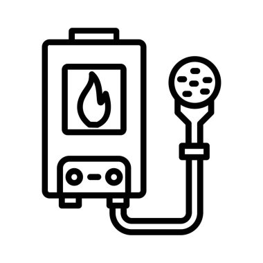 Water Heater Vector Icon Design