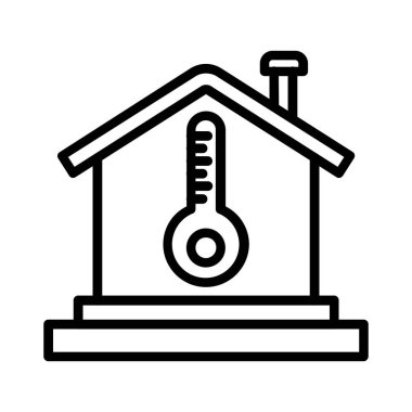 Home Temprature Vector Icon Design