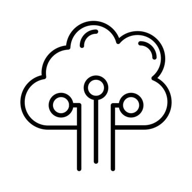 Cloud Computing Vector Icon Design