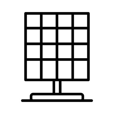 Solar Panel Vector Icon Design