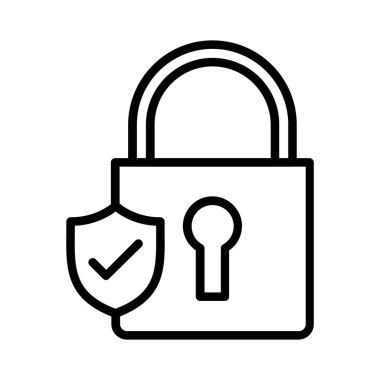Security Lock Vector Icon Design