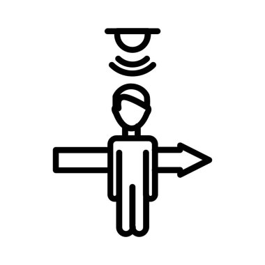 Motion Sensor Vector Icon Design
