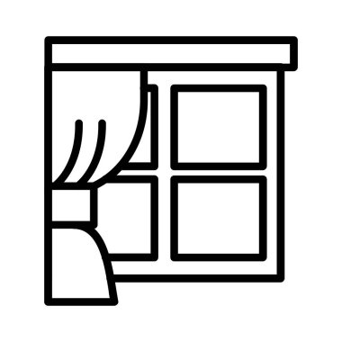 Curtain Vector Icon Design