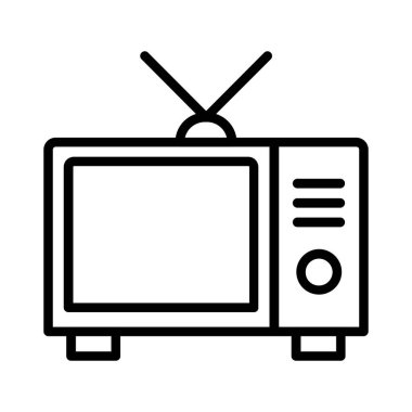 Television Vector Icon Design