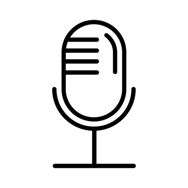 Mikrofon vektör simgesi tasarım