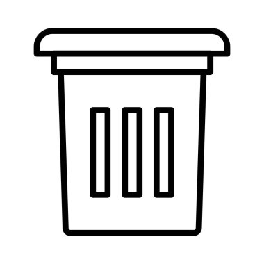 Trash Can Vector Icon Design