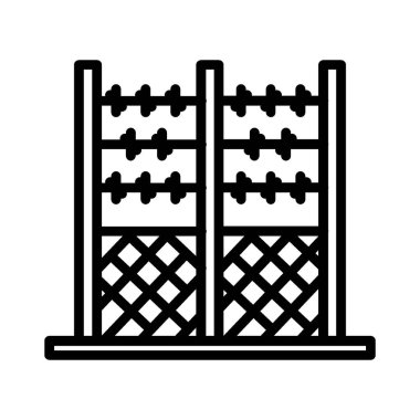 Fence Vector Icon Design