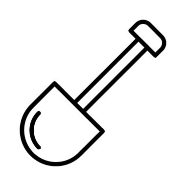 Vektör simgesi tasarım kürek