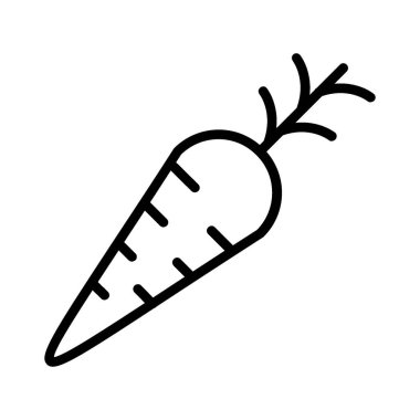 Carrot Vector Icon Design