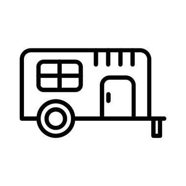 Trailer Vector Icon Design