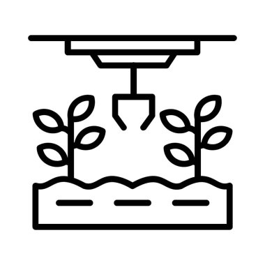 Smart Farm Vector Icon Design
