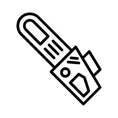 Chainsaw Vector Icon Design