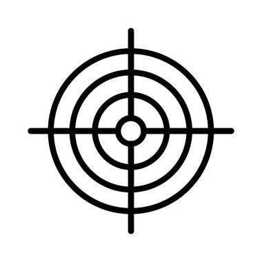 Hedef vektör simgesi tasarım