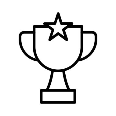 Trophy Vector Icon Design