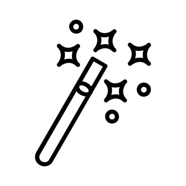 Magic Wand Vector Icon Design