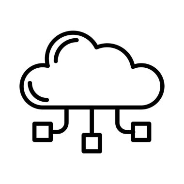 Cloud Computing Vector Icon Design