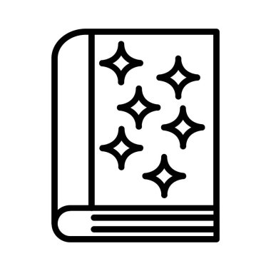 Spell Book Vector Icon Design
