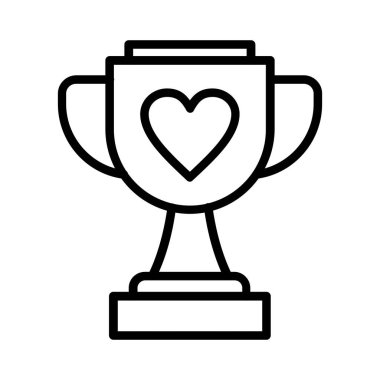 Trophy Vector Icon Design