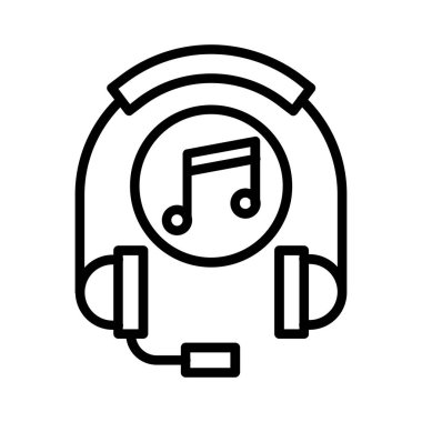 Headset Vector Icon Design
