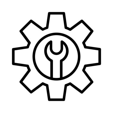 Dişli vektör simgesi tasarım