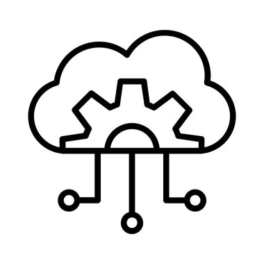 Cloud Computing Vector Icon Design