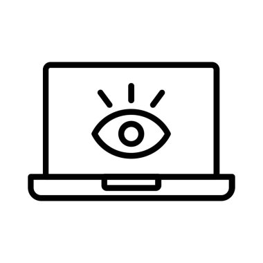 Monitoring Vector Icon Design