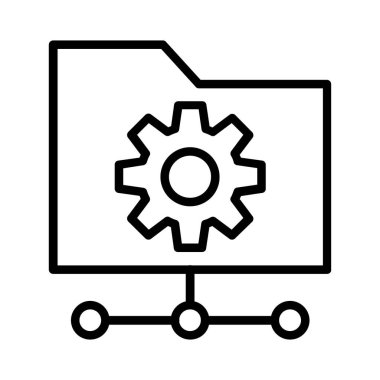 Klasör vektör simgesi tasarım