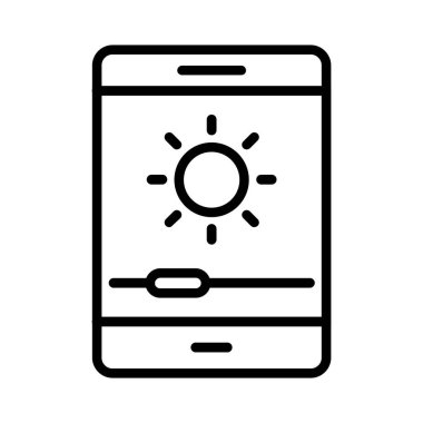 Brightness Vector Icon Design