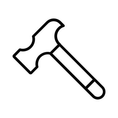 Vektör simgesi tasarım çekiç