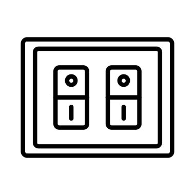 Light Switch Vector Icon Design