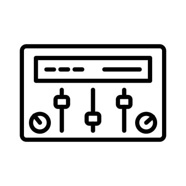 Control Panel Vector Icon Design