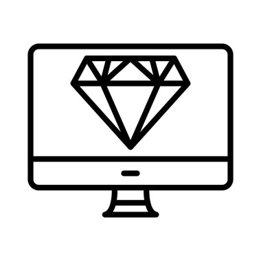 Diamond Vector Icon Design